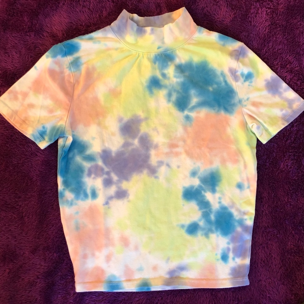 A.LAB Tie dye cropped tee